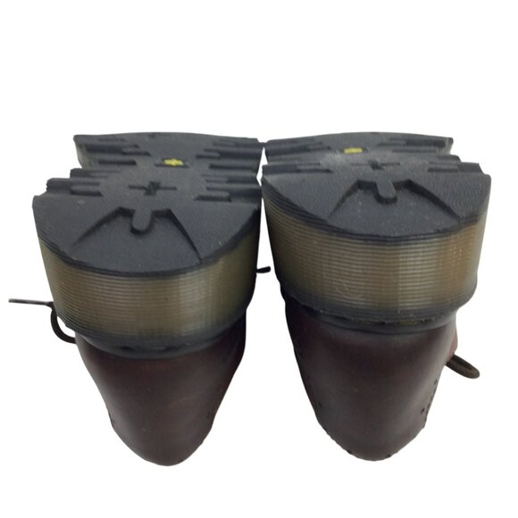 Dr. Martens 3BY2 Leather Platform Oxford Loafers Womens 7 Brown - Picture 8 of 11